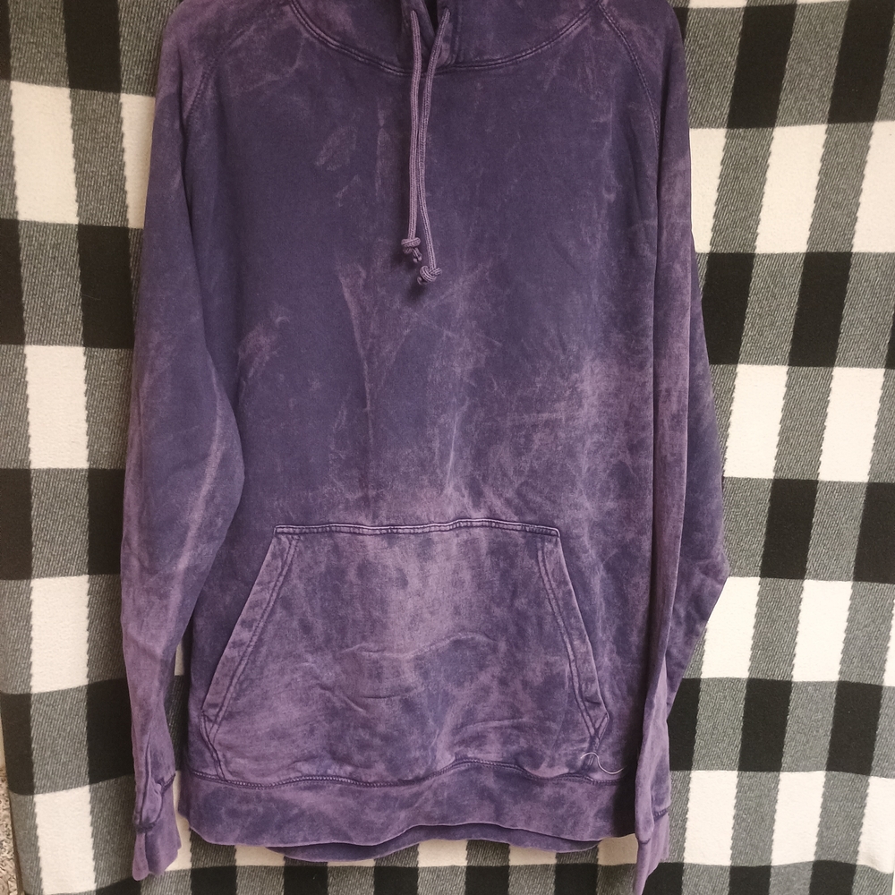 Vintage Wash Purple Men's Hoodie